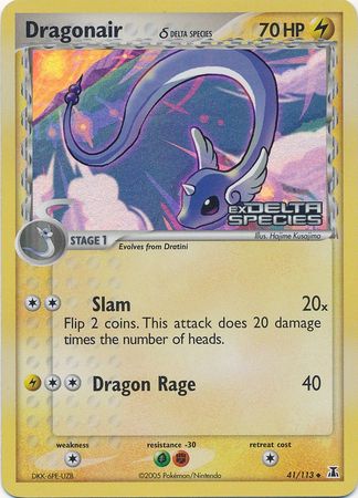 Dragonair (41/113) (Delta Species) (Stamped) [EX: Delta Species] | Card Merchant Takapuna