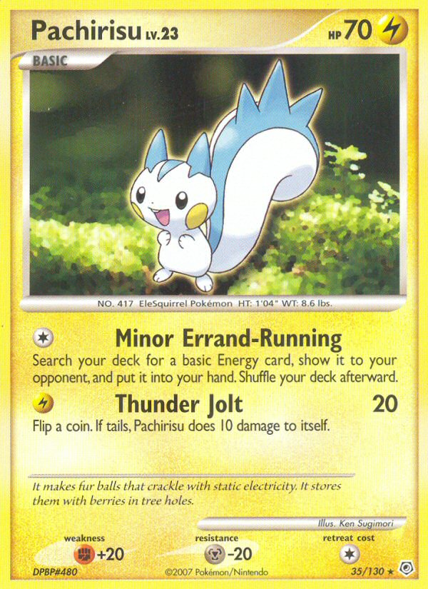 Pachirisu (35/130) [Diamond & Pearl: Base Set] | Card Merchant Takapuna