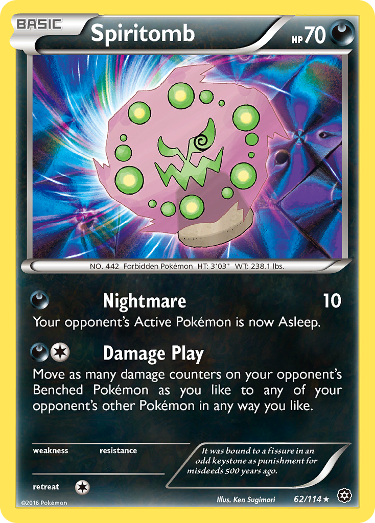 Spiritomb (62/114) [XY: Steam Siege] | Card Merchant Takapuna