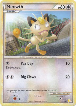 Meowth (4/30) [HeartGold & SoulSilver: Trainer Kit - Raichu] | Card Merchant Takapuna