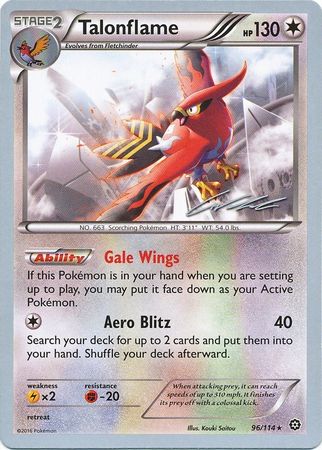 Talonflame (96/114) (Ninja Blitz - Cody Walinski) [World Championships 2016] | Card Merchant Takapuna