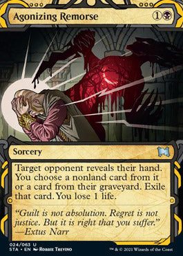 Agonizing Remorse (Foil Etched) [Strixhaven: School of Mages Mystical Archive] | Card Merchant Takapuna