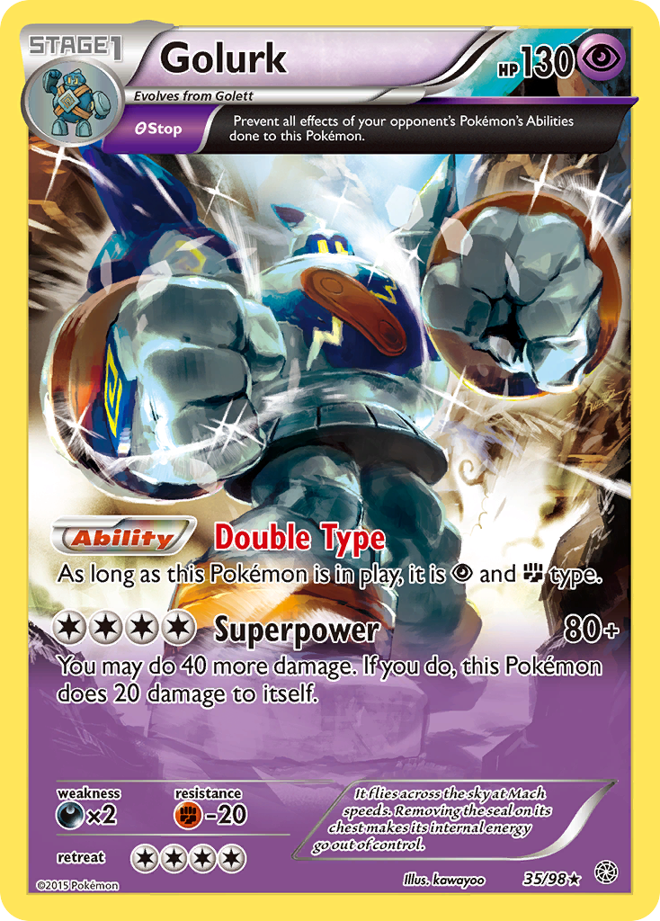 Golurk (35/98) [XY: Ancient Origins] | Card Merchant Takapuna