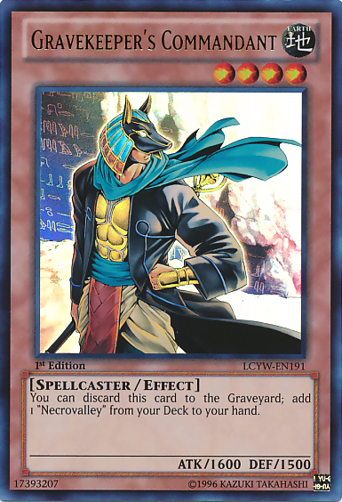 Gravekeeper's Commandant [LCYW-EN191] Ultra Rare | Card Merchant Takapuna