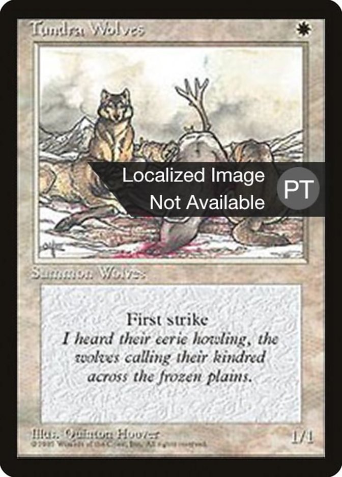 Tundra Wolves [Fourth Edition (Foreign Black Border)] | Card Merchant Takapuna