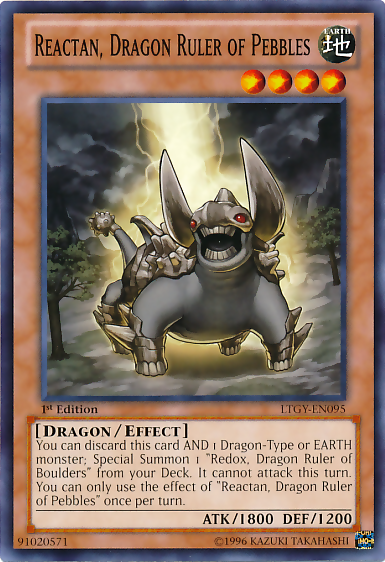 Reactan, Dragon Ruler of Pebbles [LTGY-EN095] Common | Card Merchant Takapuna