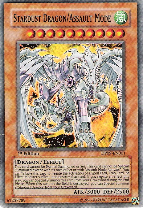 Stardust Dragon/Assault Mode [DP09-EN001] Super Rare | Card Merchant Takapuna