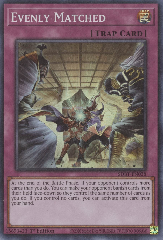 Evenly Matched [SDBT-EN038] Super Rare | Card Merchant Takapuna