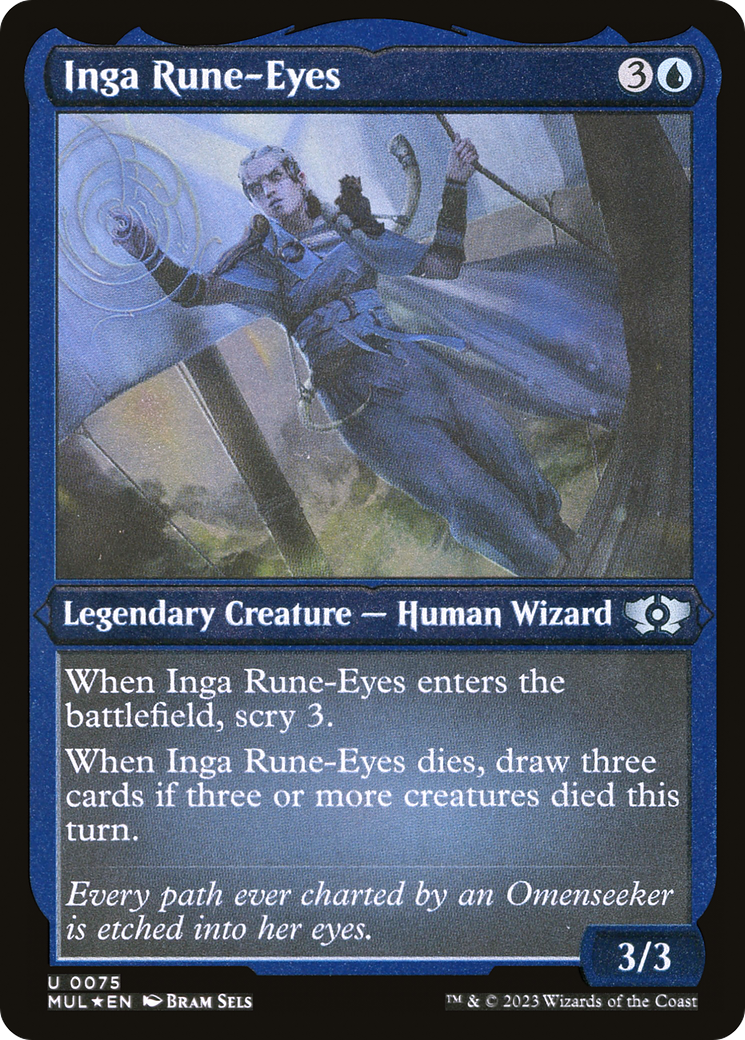 Inga Rune-Eyes (Foil Etched) [Multiverse Legends] | Card Merchant Takapuna