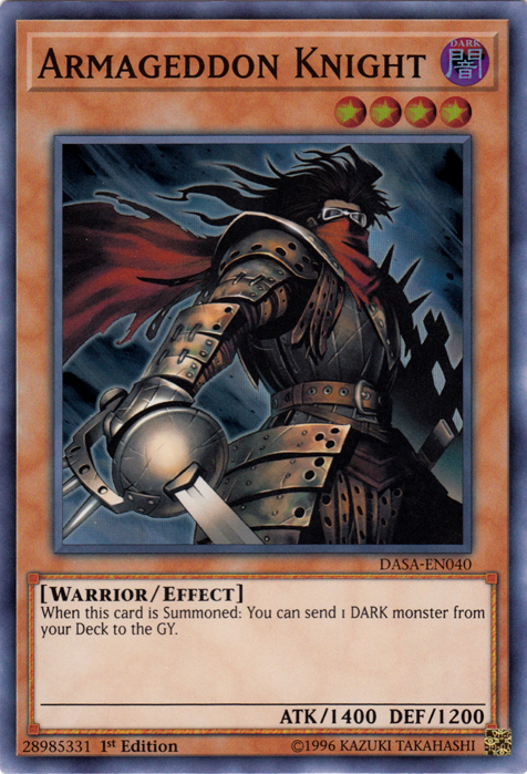 Armageddon Knight [DASA-EN040] Super Rare | Card Merchant Takapuna