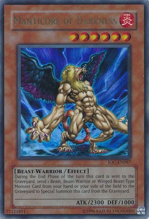 Manticore of Darkness [IOC-EN067] Ultra Rare | Card Merchant Takapuna