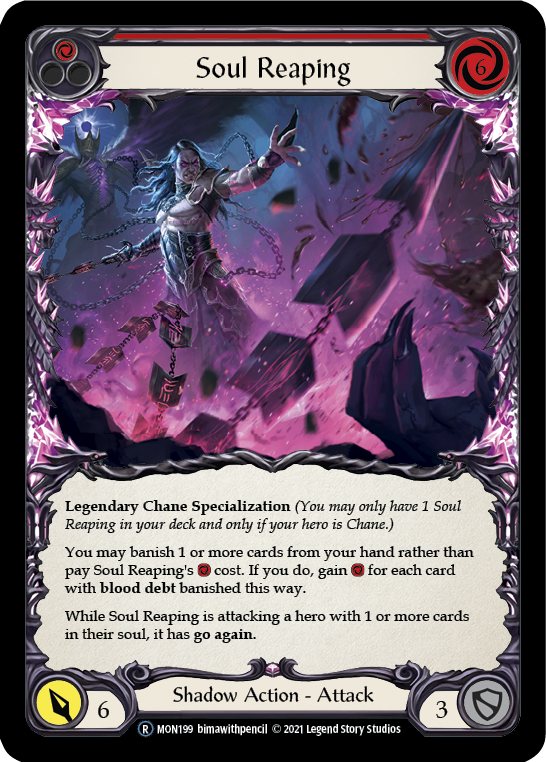 Soul Reaping [U-MON199-RF] (Monarch Unlimited)  Unlimited Rainbow Foil | Card Merchant Takapuna