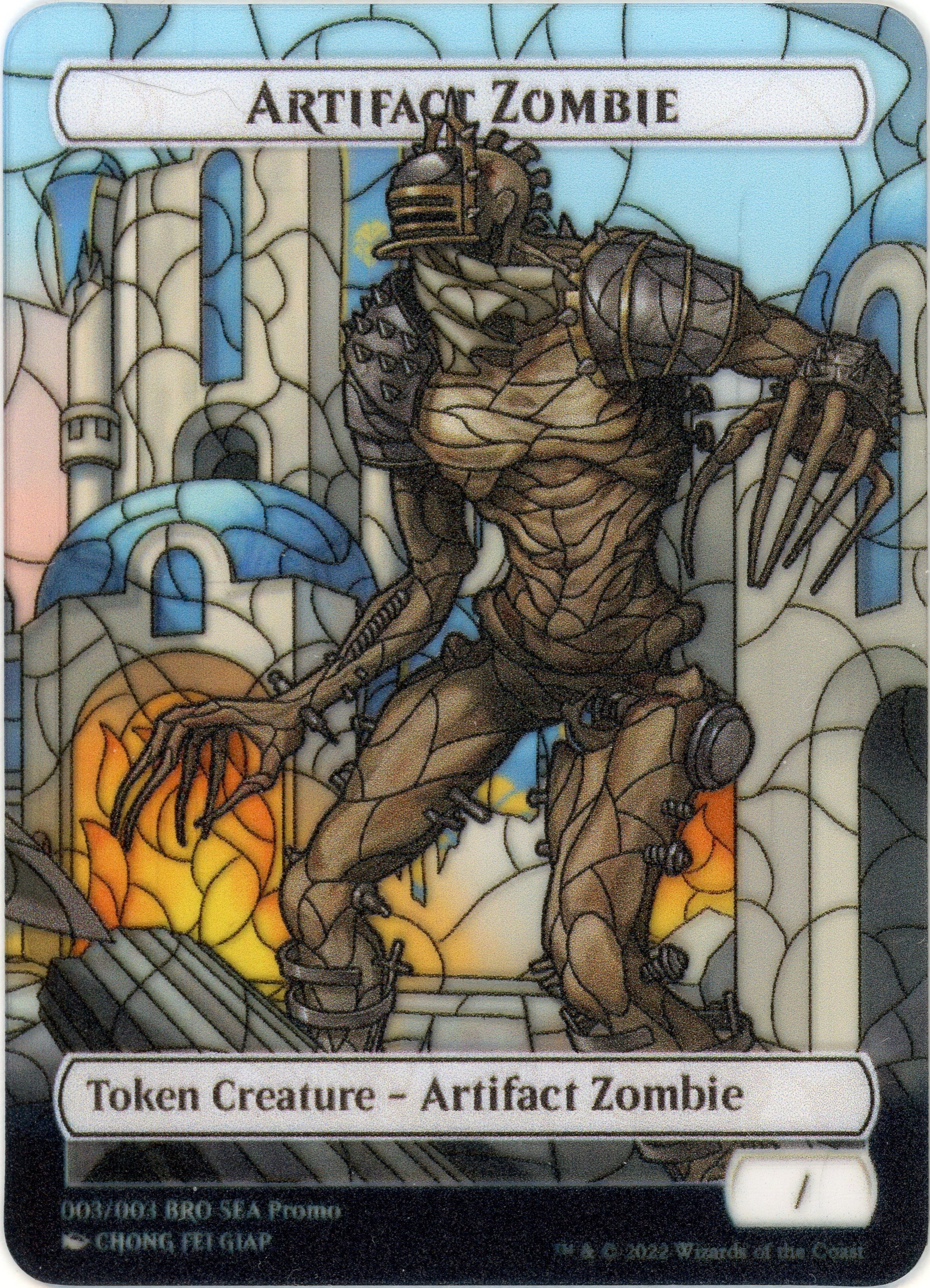 Artifact Zombie Token (SEA Exclusive) [The Brothers' War Tokens] | Card Merchant Takapuna