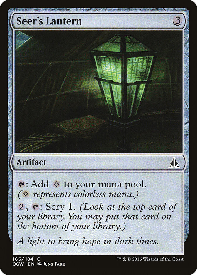 Seer's Lantern [Oath of the Gatewatch] | Card Merchant Takapuna