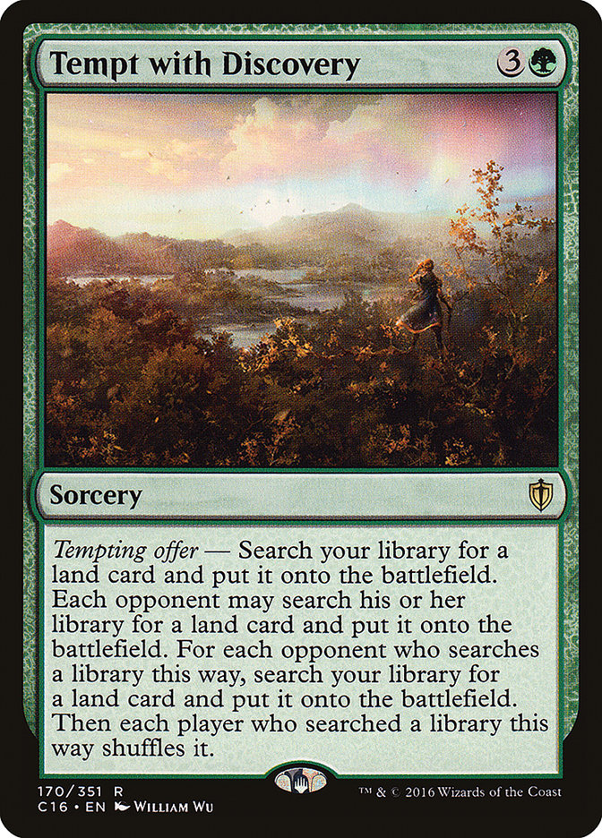 Tempt with Discovery [Commander 2016] | Card Merchant Takapuna