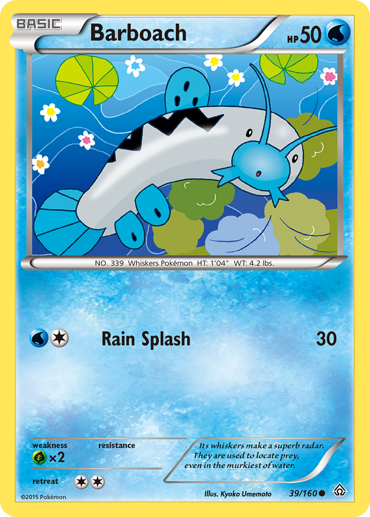 Barboach (39/160) [XY: Primal Clash] | Card Merchant Takapuna