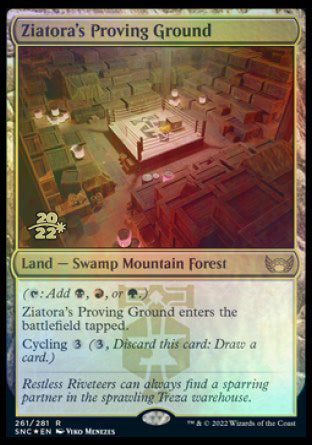 Ziatora's Proving Ground [Streets of New Capenna Prerelease Promos] | Card Merchant Takapuna