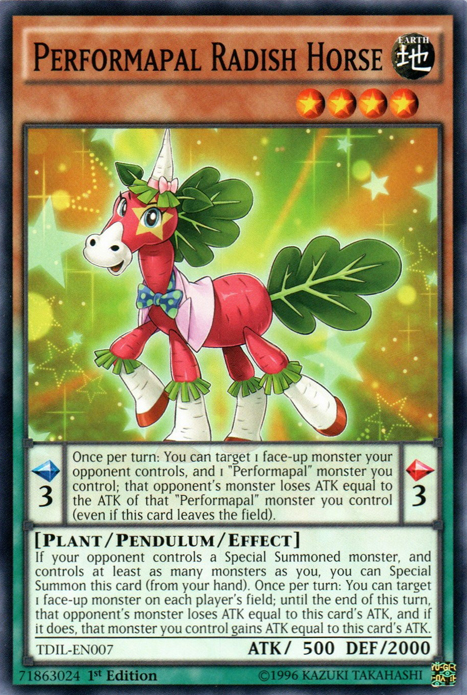 Performapal Radish Horse [TDIL-EN007] Common | Card Merchant Takapuna