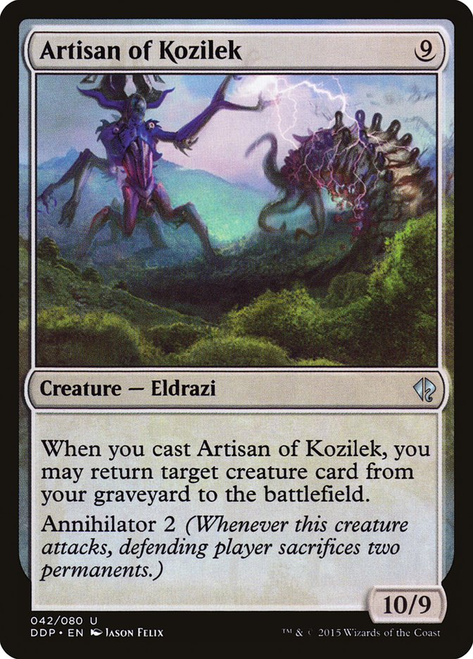 Artisan of Kozilek [Duel Decks: Zendikar vs. Eldrazi] | Card Merchant Takapuna