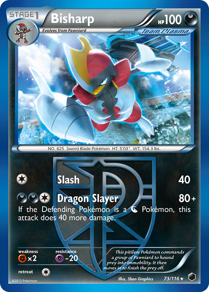 Bisharp (73/116) [Black & White: Plasma Freeze] | Card Merchant Takapuna