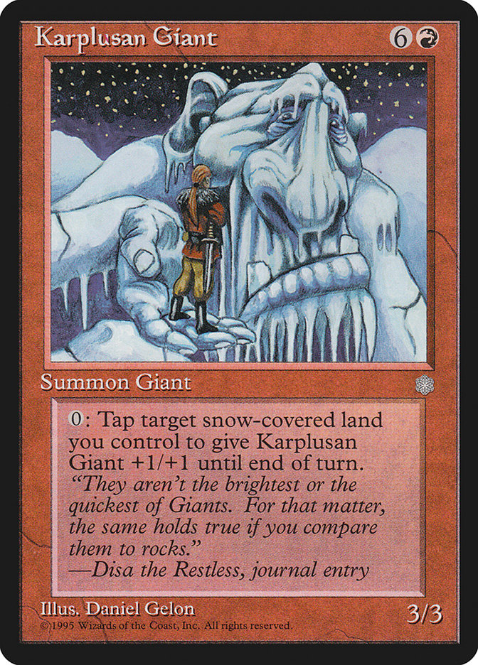 Karplusan Giant [Ice Age] | Card Merchant Takapuna