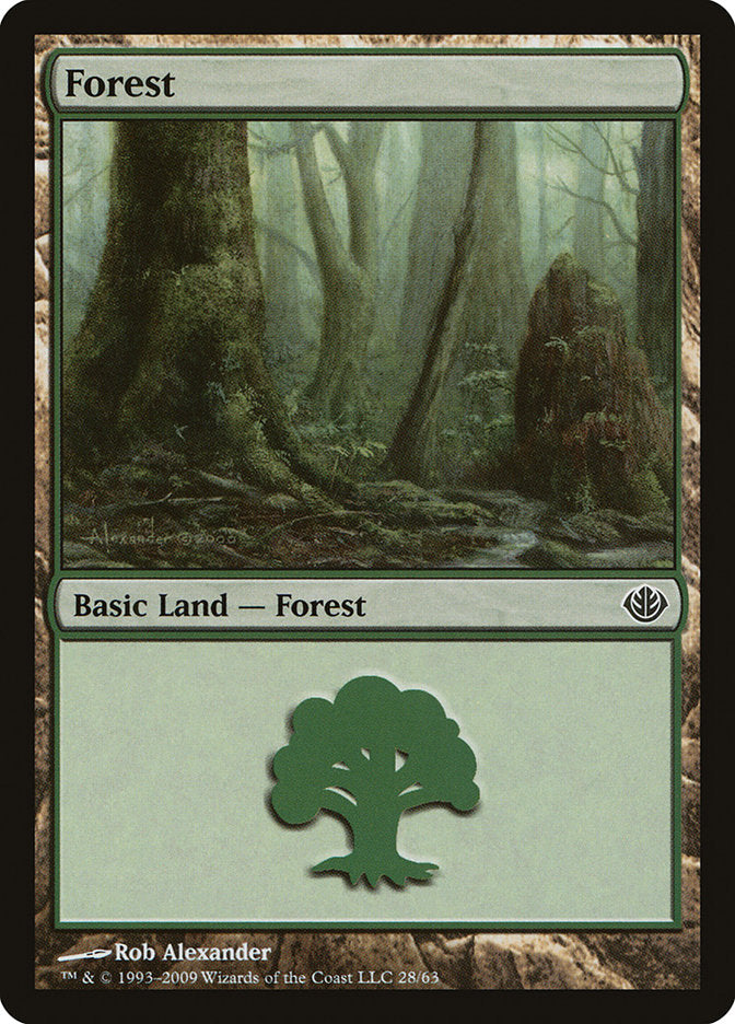 Forest (28) [Duel Decks: Garruk vs. Liliana] | Card Merchant Takapuna