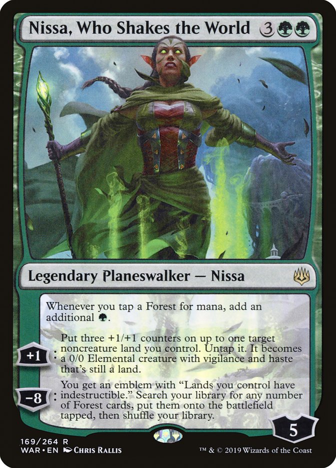 Nissa, Who Shakes the World [War of the Spark] | Card Merchant Takapuna