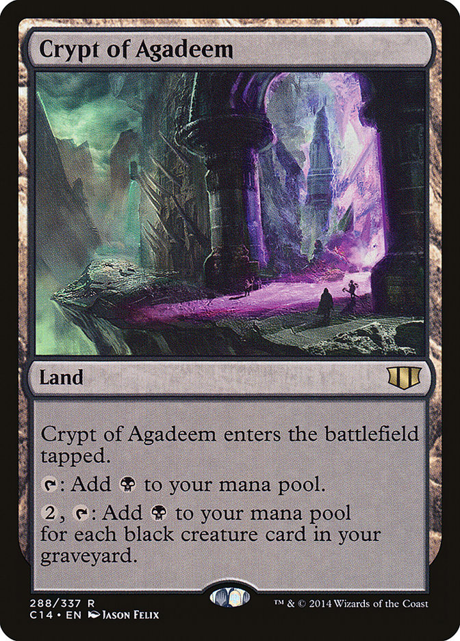 Crypt of Agadeem [Commander 2014] | Card Merchant Takapuna