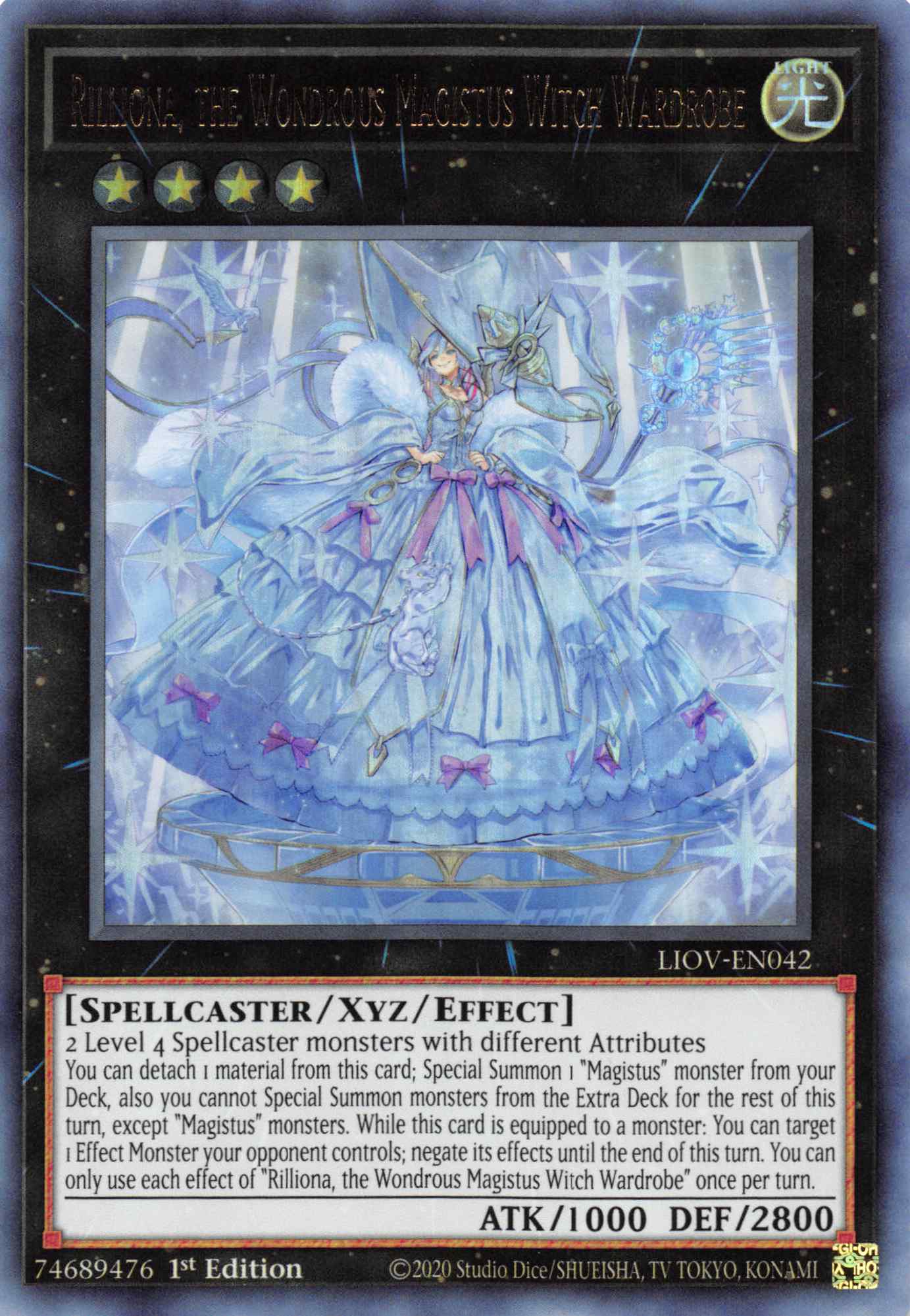 Rilliona, the Wondrous Magistus Witch Wardrobe [LIOV-EN042] Ultra Rare | Card Merchant Takapuna