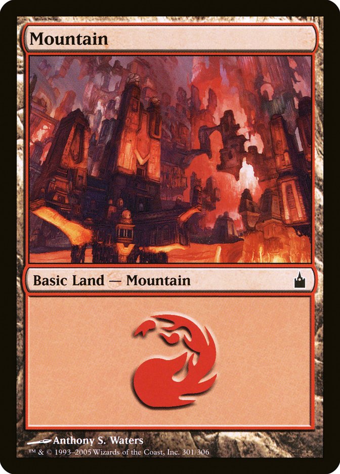 Mountain (301) [Ravnica: City of Guilds] | Card Merchant Takapuna