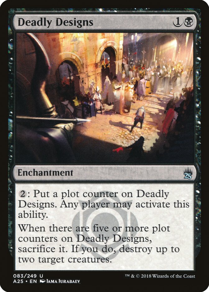 Deadly Designs [Masters 25] | Card Merchant Takapuna