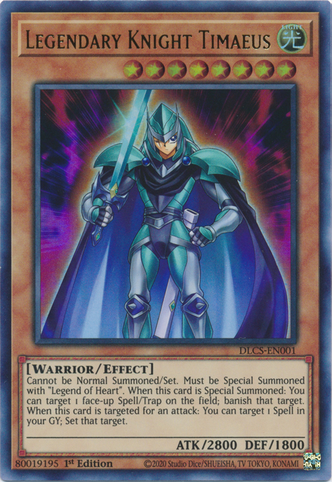 Legendary Knight Timaeus [DLCS-EN001] Ultra Rare | Card Merchant Takapuna