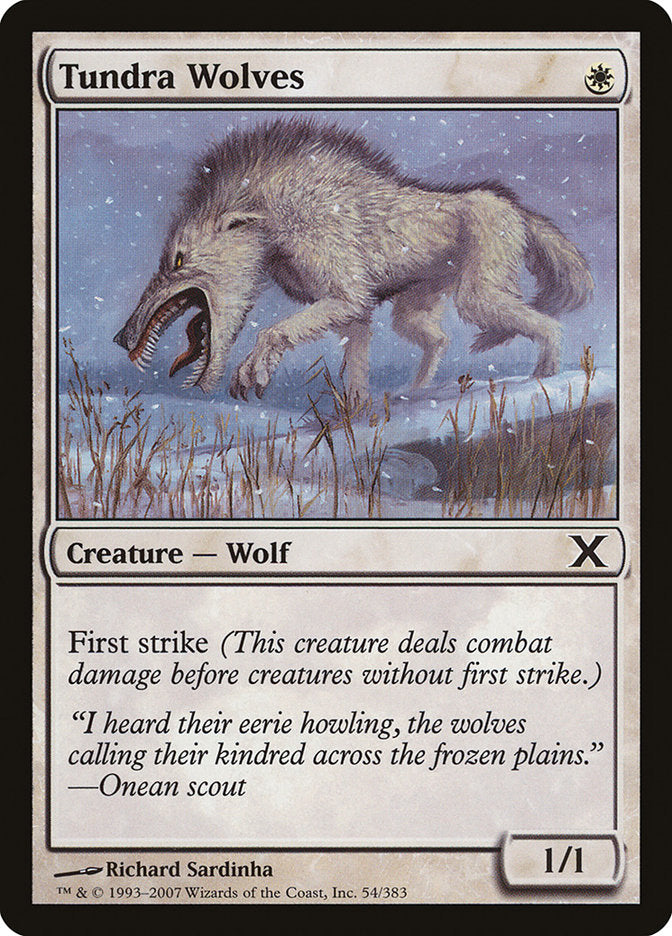 Tundra Wolves [Tenth Edition] | Card Merchant Takapuna