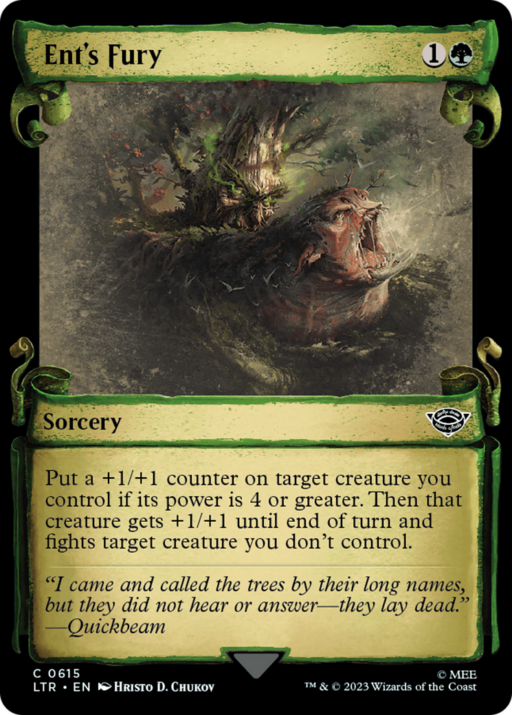 Ent's Fury [The Lord of the Rings: Tales of Middle-Earth Showcase Scrolls] | Card Merchant Takapuna