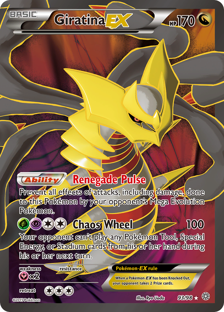 Giratina EX (93/98) [XY: Ancient Origins] | Card Merchant Takapuna