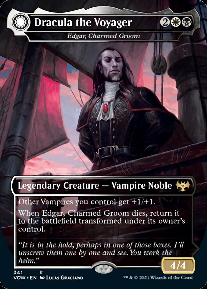 Edgar, Charmed Groom // Edgar Markov's Coffin - Dracula the Voyager // Casket of Native Earth [Innistrad: Crimson Vow] | Card Merchant Takapuna