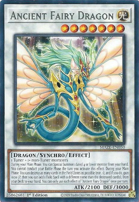 Ancient Fairy Dragon [MAZE-EN050] Rare | Card Merchant Takapuna