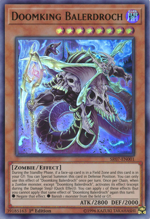 Doomking Balerdroch [SR07-EN001] Ultra Rare | Card Merchant Takapuna