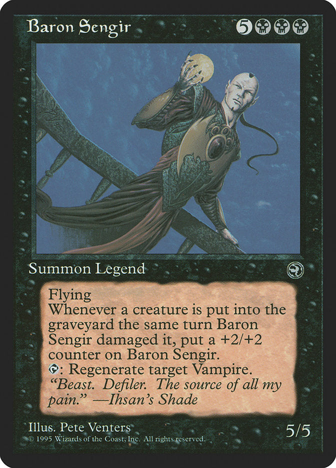 Baron Sengir [Homelands] | Card Merchant Takapuna