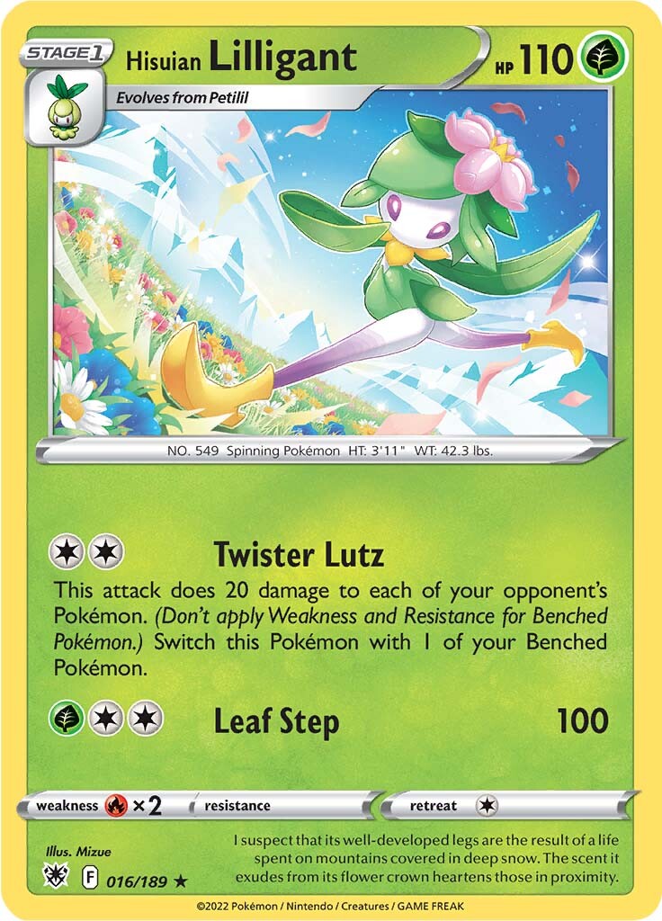 Hisuian Lilligant (016/189) [Sword & Shield: Astral Radiance] | Card Merchant Takapuna