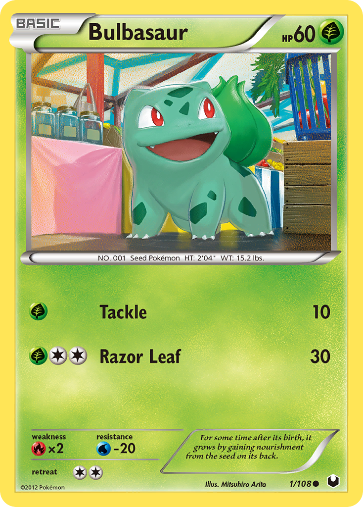 Bulbasaur (1/108) [Black & White: Dark Explorers] | Card Merchant Takapuna