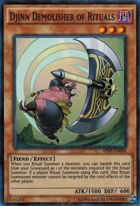 Djinn Demolisher of Rituals [AP07-EN006] Super Rare | Card Merchant Takapuna