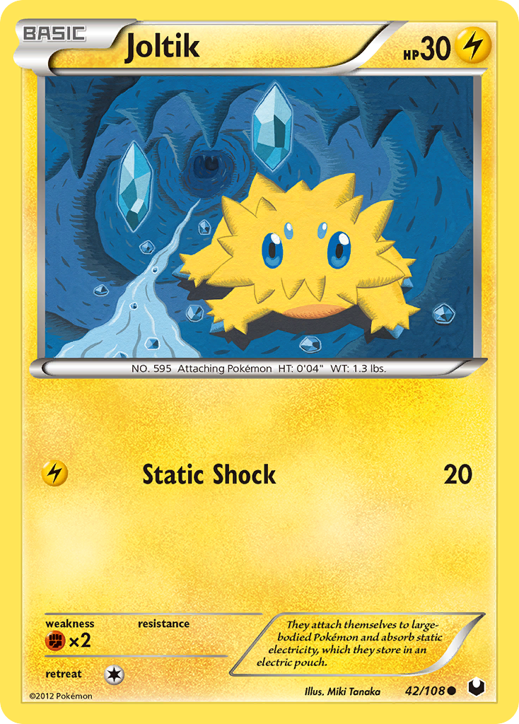 Joltik (42/108) [Black & White: Dark Explorers] | Card Merchant Takapuna