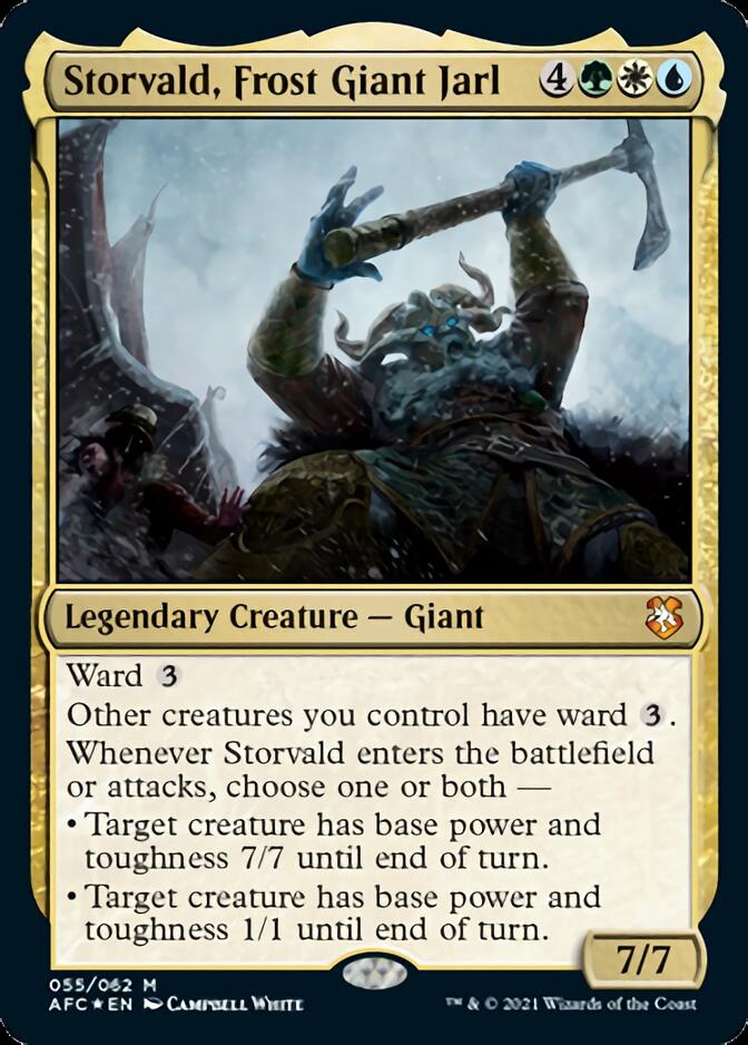 Storvald, Frost Giant Jarl [Dungeons & Dragons: Adventures in the Forgotten Realms Commander] | Card Merchant Takapuna