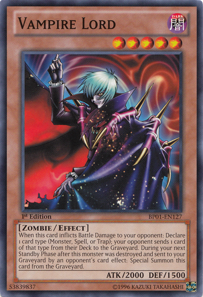 Vampire Lord [BP01-EN127] Common | Card Merchant Takapuna