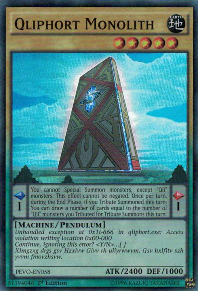 Qliphort Monolith [PEVO-EN058] Super Rare | Card Merchant Takapuna