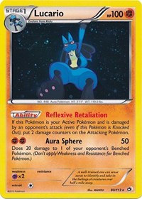 Lucario (80/113) (Cosmos Holo) [Black & White: Legendary Treasures] | Card Merchant Takapuna