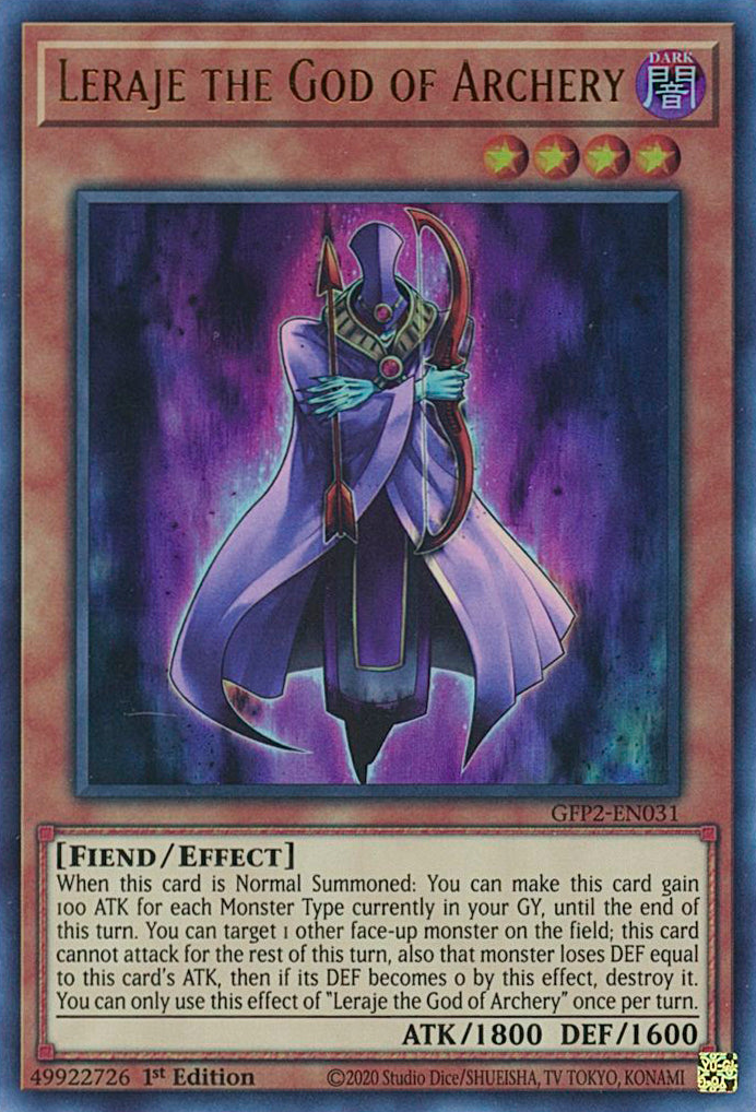 Leraje the God of Archery [GFP2-EN031] Ultra Rare | Card Merchant Takapuna