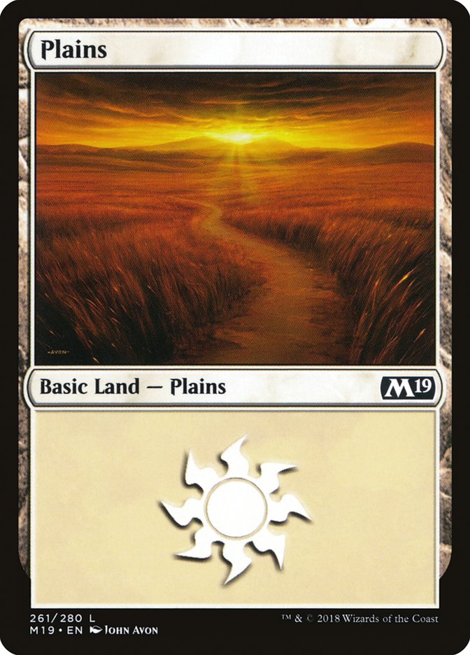 Plains (261) [Core Set 2019] | Card Merchant Takapuna