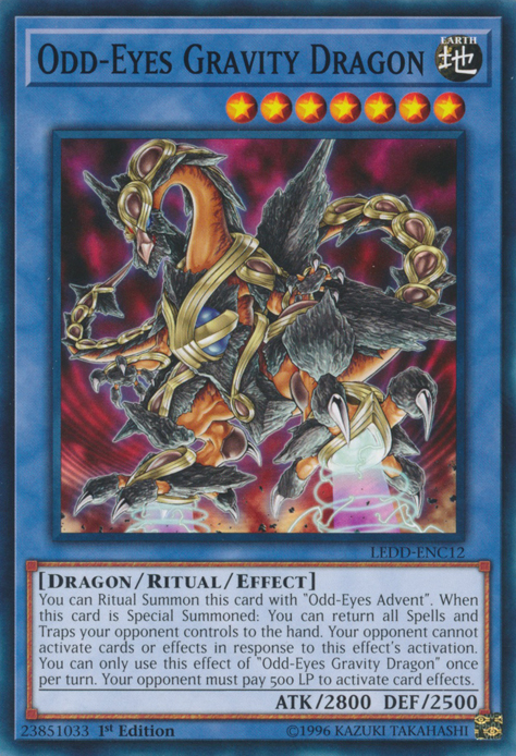 Odd-Eyes Gravity Dragon [LEDD-ENC12] Common | Card Merchant Takapuna